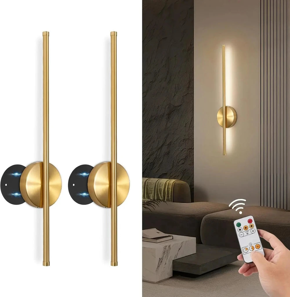 LumaHaus Wireless Wall Sconce Set